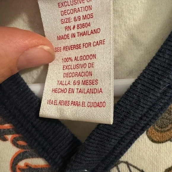 Vintage Detroit Tigers Onesie